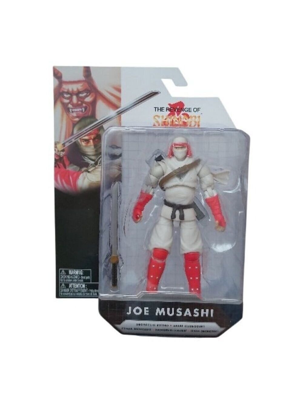 Joe Musashi The Revenge of Shinobi Action Figure 5 Inch Scale White Ninja